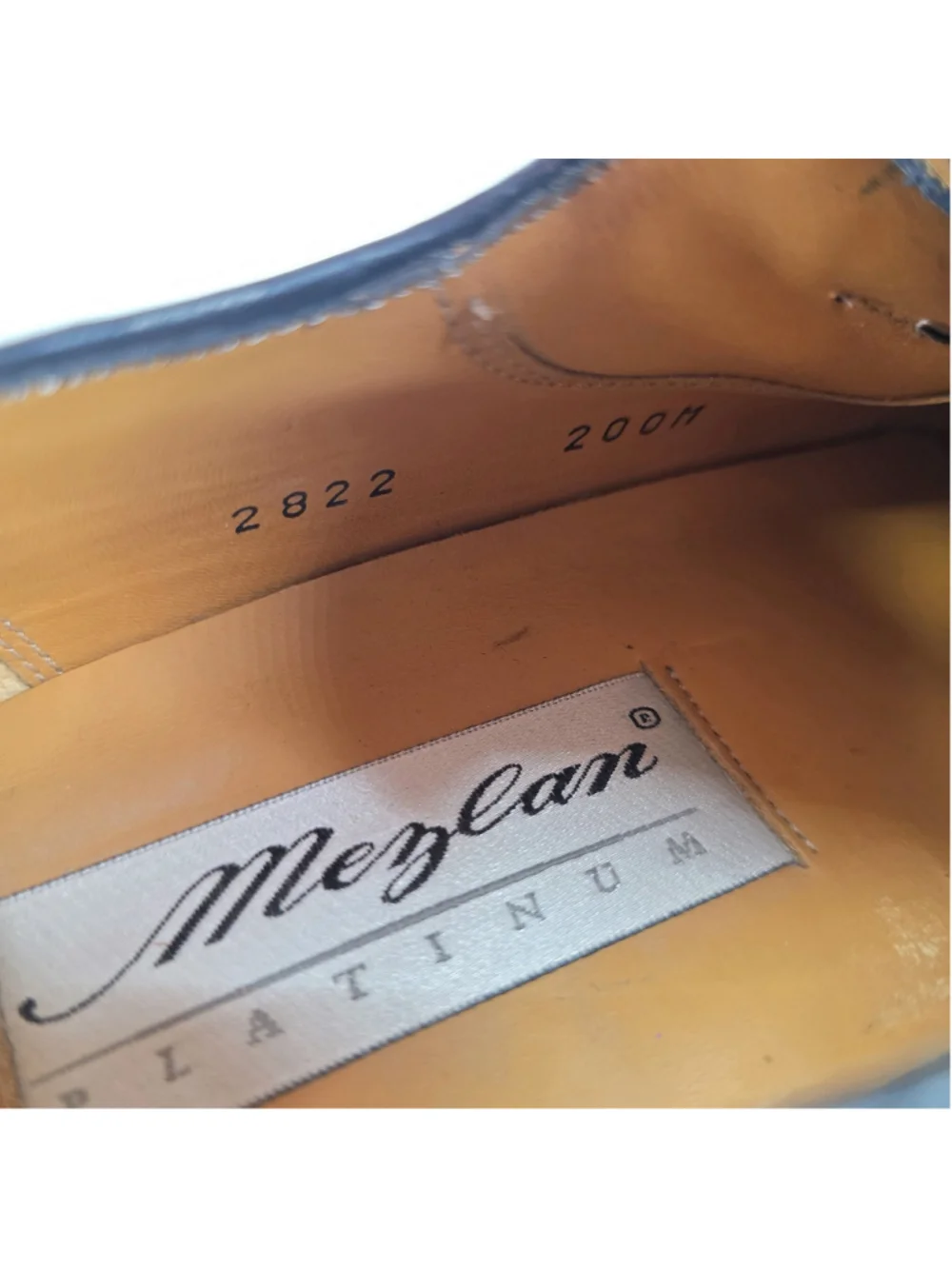 Mezlan Platinum Genuine Ostrich Monk Strap Cap Toe Dress Shoes Black 8.5 Spain